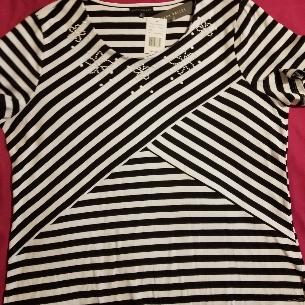 Napa Valley Embellished T Shirt